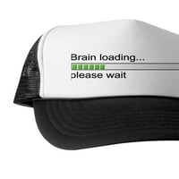 Cafepress - učitavanje mozga, pričekajte - Jedinstveni kapu za kamiondžija, klasični bejzbol šešir