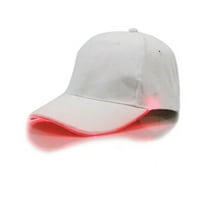 WEFUESD LED osvetljeni šešir Glow Club Party Baseball -Hop Podesivi sportski kapa zeleni