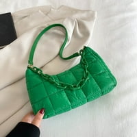 Lanci ženske torbice torbe modne prekrivene torbe za tatenje najlon casual solid za zabavu zeleno