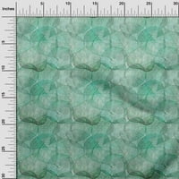 Onuone viskoznog dresa morskog zelenog tkanina tekstura listova šivaći materijal za ispis tkanina sa