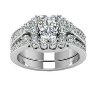 Kuluzego luksuzni sjajni nakit puni dijamantni prstenovi vjenčani moderni prstenovi obećavaju prstenove