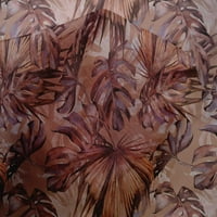 Onuproone pamučna svila Dusty ljubičasta tkanina tropska haljina materijala materijala tkanina za ispis