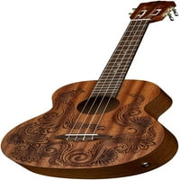 Luna Henna serija DRAGON MAHOGANY BARITONE veličine akustične električne ukulele