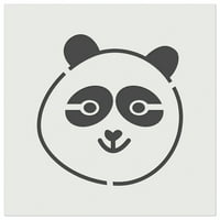 Sretan Panda Face Diy Cookie Wall Craft šablon