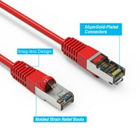 2FT CAT5E zaštićena Ethernet mrežom za podizanje kabela Gigabit LAN mrežni kabel RJ brzi kabel za patch,