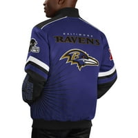 Muški G-III Sports Carl Banks Purple Baltimore Ravens Extreme Redzone Full-Snapper jakna