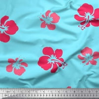 Soimoi Rayon tkanina umjetnička cvijeća dekor tkanina tiskano dvorište široko