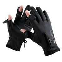 Kiplyki ponude Držite tople ženske rukavice zimske biciklističke rukavice sa zatvaračem sa zatvaračem