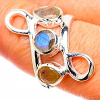 Labradoritetne prstene veličine 7. - Ručno rađena boho vintage nakit RING133857