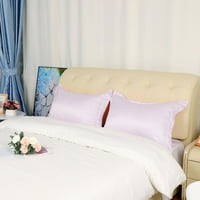 Piccocasa Satin jastuk sa zatvaračem sa zatvaračem koverte, lavanda siva evropska