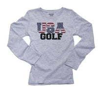 Olimpijada - Golf - Vintage slova Ženska majica s dugim rukavima