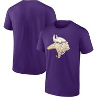 Muška fanatika marke purple Minnesota Vikings Chrome Dimension Majica