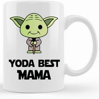 Yoda Best Mama Custom Poklon za mamu, smiješna Yoda Šalica, po mjeri MAMA MUG, Najbolja mama šalica,