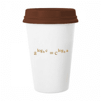 Matematička formula koja izražava računski ekvivalentnost krilica kava pijenje staklo Pottery CEC CUP