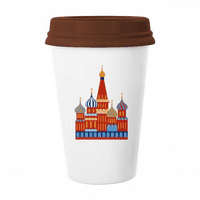 Rusija Nacionalni simbol Kremlj uzorak šalica kafa pijeći staklenu posudu CEC CUP poklopac