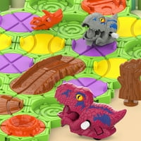 Dinosaur Road Building Track Maze ploče, gusjeničari zagonetke mozga za djecu, dječake i djevojke poklon