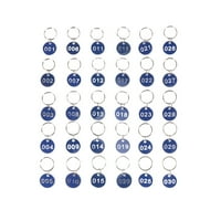 Postavite Prcaticl aluminijski metalni brojevi Ploče za prtljag ID oznake Key prstenaste naljepnice