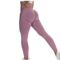 Zyekqe joga gamaše za žene visoko struka podizanja guza teretana gymers trackpants pune boje