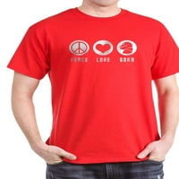 Cafepress - Mir Love Gorn Dark T Majica - pamučna majica