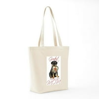 Cafepress - Rottweiler mama torba - prirodna platna torba, Torba za platno