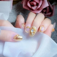 OPVISISE BO Ukras za nokte Nepravilno oblikovanje RUST-LELOY 3D MI IMITAT Pearls DIY Nail Art Decoretions
