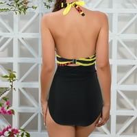 Žene kupaćih kostima Jedna modna ženska ispis Nexty All-in-One Bikini Swimsui set kupaći kostim izrezao