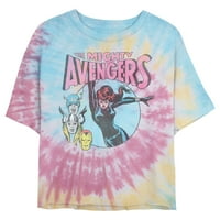 Junior's Marvel Retro Avengers Tie-Dye Swirl majica