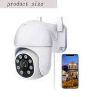 Vanjska sigurnosna kamera, FHD 1080p Pan Tilt 2,4 g WiFi kućna nadzorna kamera s noćnim vidom dvosmjerna
