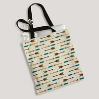 Etničke strelice Design dizajna platna torba za ponovnu upotrebu TOTE Trgovinske torbe Tote torba