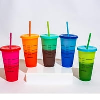 Dosaele COLL CHAPS 24OZ Ljeto za višekratnu upotrebu Hladno piće ICED Šalice za kavu Tumbler s poklopcima