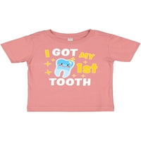 Inktastic Imam svoj prvi zub sa slatkim zubnim dječjim poklonom dječaka ili majica za bebe djevojke