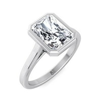 Houston - Moissiteite zračenje rezani laboratorijski dijamant zaručni prsten za angažman