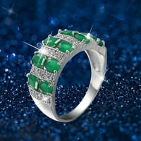 Pgeraug pokloni za žene Srebrni modni trend pojedinačni dijamantni zircon prsten ženski nakit dijamantni