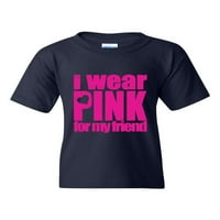 Nosite ružičastu za prijatelja borbe protiv raka Unise Youth Kids Majica Tee