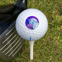 Veličanstveni jednorog ružičasti ljubičasti plavi novitetni golf kuglice