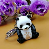 Etereauty Panda u obliku ključeva za ključeve za životinje za torbu za ključeve prstena za prstene turizam