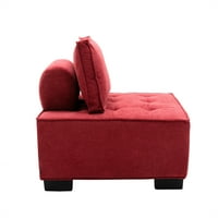 Dnevni boravak Osmanska lijena stolica, kauč za slobodno vrijeme Mala akcentna stolica sa crnim plastičnim