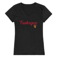 Tuskegee University Golden Tigers ženska skripta The majica Crni medij