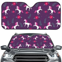 Biventing Store Unicorn Car Withshield Sun Shade Bloker za sunčanje Reflects Withshields Reclees Warmous