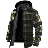 Hoodies za muškarce pune zip up fleece tople jakne muške jakna comfy pokrivač zip hoodie jesen i zimska