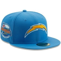 Muški novi era prah Blue Los Angeles Chargers Pro Bowl Patch GOLD PORVIŠTOR 59FIFY ugrađeni šešir
