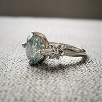Hanxiulin Vintage Exquisite Dame Diamond Ring Circon prsten za žene Nakit