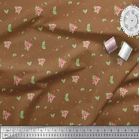 Soimoi pamučna kambrična tkaninska listova, cvjetna i listovna cvjetna tkanina od tiskanog tkanina širom