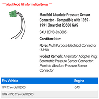 Konektor za apsolutni senzor apsolutnog pritiska - kompatibilan sa - Chevy R Gas 1990