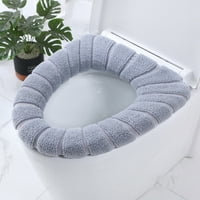 VikakioOze Domaći dekor WC jastuk za sjedalo Zima zadebljano wc sjedalo pleteno wc sjedalo jastuk za