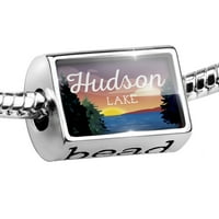 Retro dizajn Bead Lake Hudson Lake Charm odgovara svim evropskim narukvicama