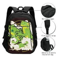 Putnički backpack za laptop, vinage životinjske umjetnosti lagane fakultežne torbe za muškarce žene