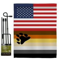 Zastava za zastavu bratstva u SAD-u postavi se ponos x18. Dvostrano dvorište baner