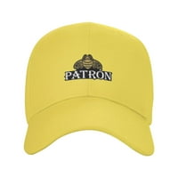 CEPTEN MENS & Women Modni jedinstveni otisak sa tekilom patronom Logo Podesivi bejzbol šešir žute
