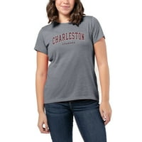 Ženska liga Collegiate Nosite Heather Siva Charleston Cougars Intramural Classic majica